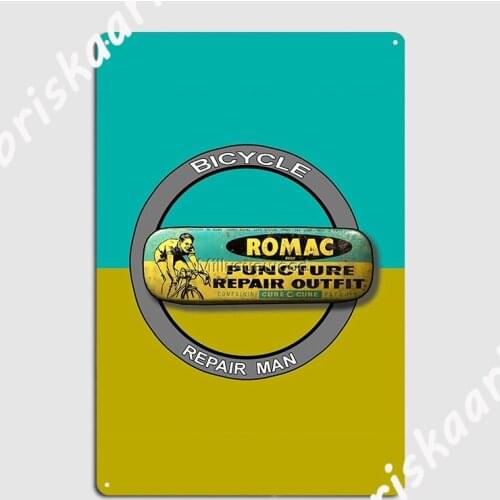 Cycle Repair Man Poster Metal Plaque Wall pub Design Plaques Mural Tin sign Poster