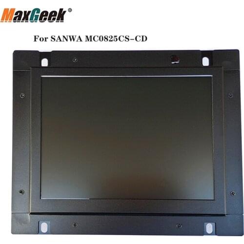 Maxgeek Industrial LCD Monitor Display Replacement For SANWA MC0825CS-CD 9" Monochrome CRT Monitor