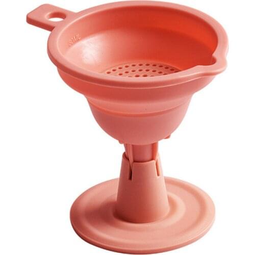Silicone Funnel Collapsible Flexible Soft Food-Grade Silicone Durable Easy to Store Kitchen Tool for Liquid Powder WXV Sale
