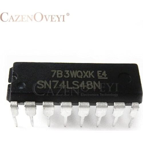 10pcs/lot 74LS48 SN74LS48N HD74LS48P DIP-16 In Stock