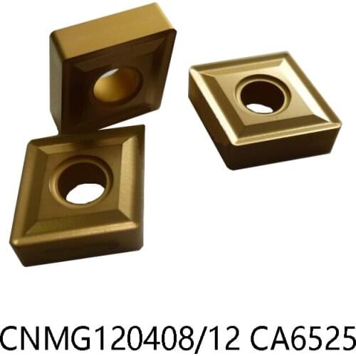 100% Original Carbide Inserts for Stainless Steel CNMG120408 CNMG120412 CA6525 Turning Tools CNMG 120408 120412 Lathe Cutter
