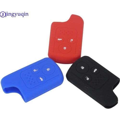 10X Silicone Rubber Car Key FOB Case shell For Honda Accord CRV Civic 2006 2013 2014 2015 Remote Key Cover Protector 3 B Key