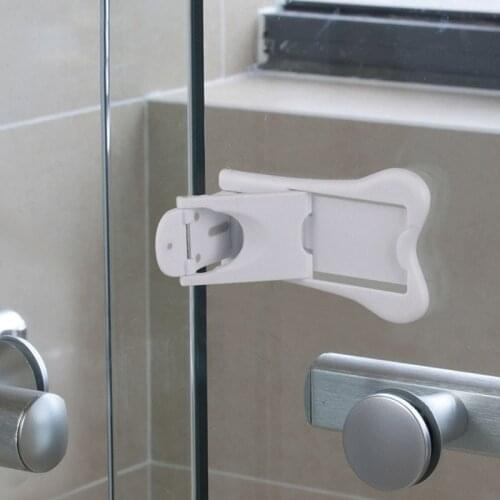 2 Pcs Baby Sliding Stopper Window Lock Open Door Protection Lock Child Safety Drawer Lock Moving Window Lock Security Lock