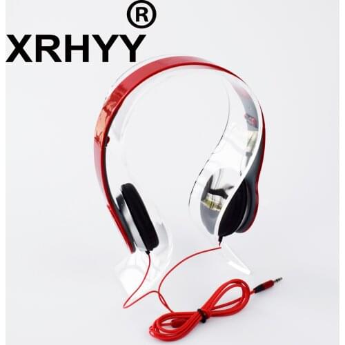 Acrylic Headphone Stand Display Holder Headset Hanger Support - Suitable For All Headphone Sizes (Transparent)