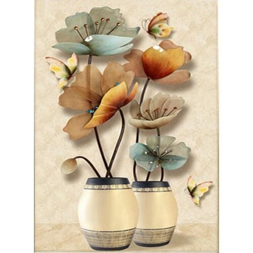 DIY 5D diamond painting Flower Rich Plant Diamond Embroidery Full Cross Stitch Rhinestone Mosaic Home Decor Handmade Gift