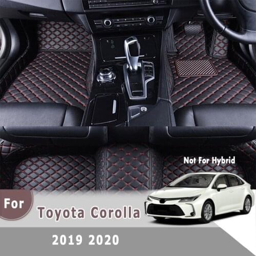 Right Hand Drive Car Floor Mats For Toyota Corolla E210 210 2019 2020 Custom Carpet Auto Accessories Anti dirty Waterproof Cover