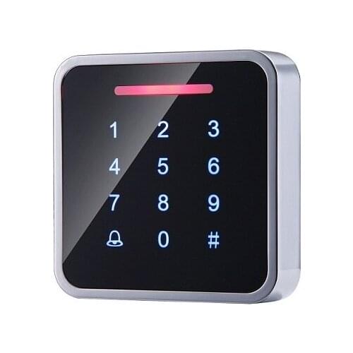 Free ship Standalone Touch-Screen RFID access control with EM/ID card and password,suppport wiegan in and out, elegant