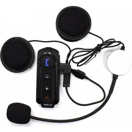 2015 New 1000M Interphone Bluetooth Motorcycle Bike Helmet Sports Headset Intercom with FM Function