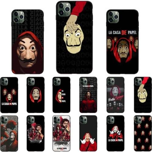 La Casa De Papel Money Heist Phone Case for iPhone 11 12 mini pro XS MAX 8 7 Plus X XS XR