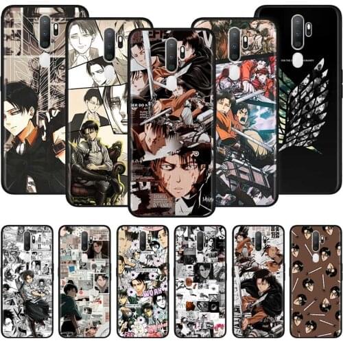 Attack On Titan Anime Case For Oppo A7 A5 A9 A52 A72 A92 Find X3 X2 Lite Ace A53 Reno5 Pro+ 5G A32 A73 A93 A33 Cover Coque Funda