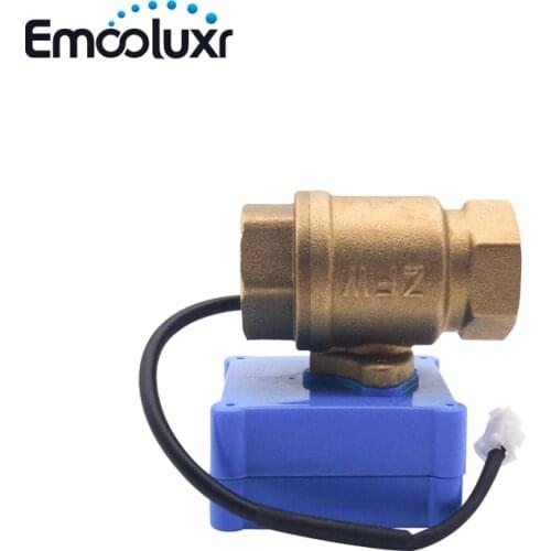 DN15 Water Motorized Valve for Wired Water Leakage Detection Alarm System WZ803