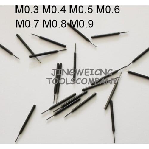 Hss micro machine tap, mini tap M0.3 M0.4 M0.5 M0.6 M0.7 M0.7 M0.9 for clock indusctry with straight flute