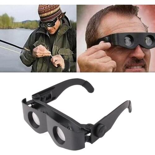 Compact Magnify//Glasses Portable for Outdoor Fishing Adjustable Focus