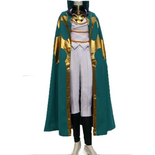 Code Geass The Knight of Round Gino Cosplay Costume with gloves