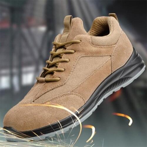Mens Safety Shoes Puncture-Proof Outdoor Sneakers for Man Steel Toe Indestructible Safety Boots Mans Footwear Safty Work Shoes