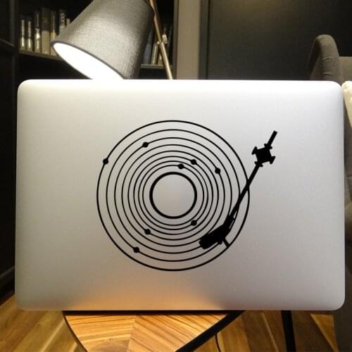 Record Player Solar System Laptop Cover Sticker for Macbook Pro 16" Air Retina 11 12 13 15 Inch Mac Book Skin 14" Notebook Decal