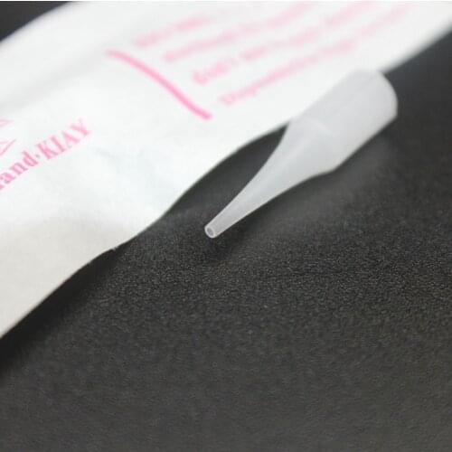 50Pcs 3RL Permanent Makeup Needle Tip Eyebrow Tattoo Needle Caps Nozzle For Sunshine & Giant sun G-8650 G-9740 Tattoo Machine