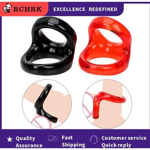 2021 New Cock Ring Penis Sex Toys for Men Male Chastity Cage Stretcher Sextoys Products Couples Tools Erotic Machine Shop toy