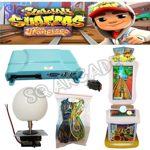 Parkour game Temple Run Subway Parkour Butterfly Princess Childrens Video Game PCB arcade room DIY kit