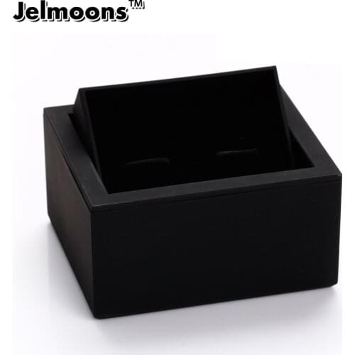 Hand made fashion rectangular cufflink box whosale