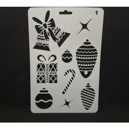 Christmas Layering Stencils for DIY Scrapbooking/photo album Decorative Embossing DIY Paper Cards Crafts