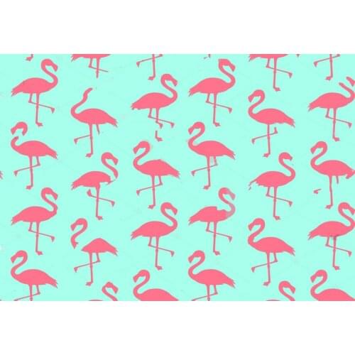 Pink flamingo blue Photography Backgrounds polyester or Vinyl cloth High quality Computer print Mobile Phone Cases backdrop