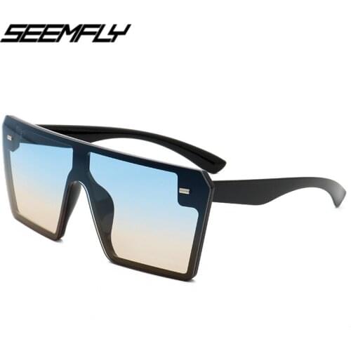 Seemfly Luxury Metal Frame Sunglasses Unisex Gradient Sun Glasses Candy Color Women Men UV400 Outdoor Shades Eyewear New
