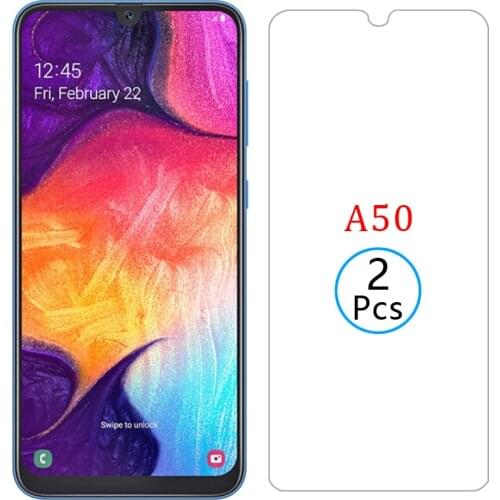 Protective glass for samsung a50 screen protector tempered glas on galaxy a 50 50a 6.4 safety film samsun samsumg sansung galaxi