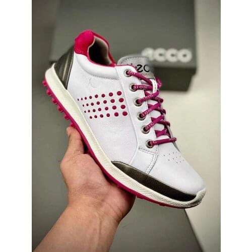 2021 New Ladies Professional Golf Shoes Leather Outdoor Leisure Sports Shoes Breathable Non-slip Running Shoes 155814 Size 35-40