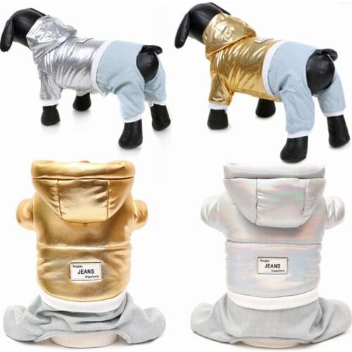 Winter Pet Clothes For Dogs Reflective Waterproof Dog Coat Jacket Warm Fleece Puppy Jumpsuits Chihuahua French Bulldog Clothing