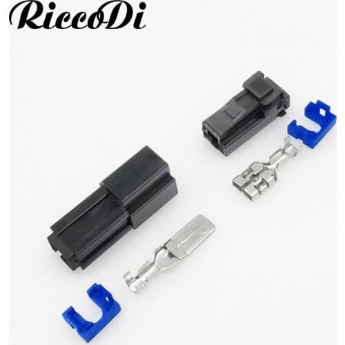 1/10Set 1 Pin way 9.5mm Male Female Unsealed Housing KET Connector Large Current Plug for Car MG623688-5 MG613689-5