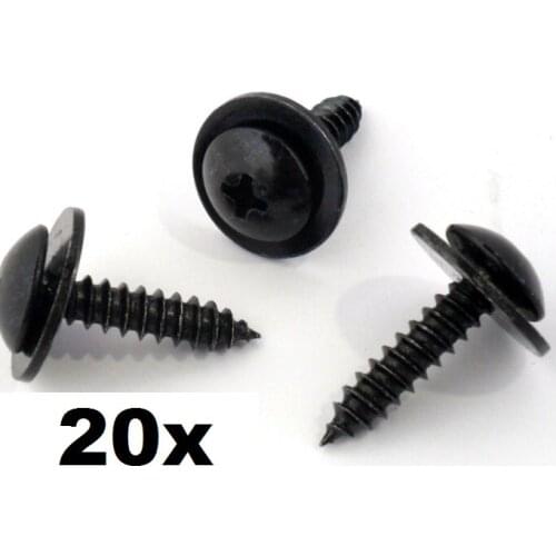 20x For Honda Wheel Arch Lining, Inner Wing, Splashguard & Mudguard Screws & Washers