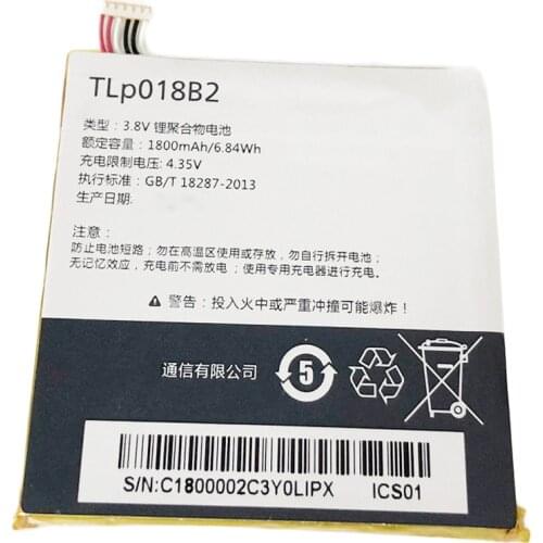 1800mAh TLp018B2 Battery For Alcatel One Touch Idol OT 6030 6030d 6030X 6030A Snap OT 7025 7025D TCL S820 P600 P606T +Tools