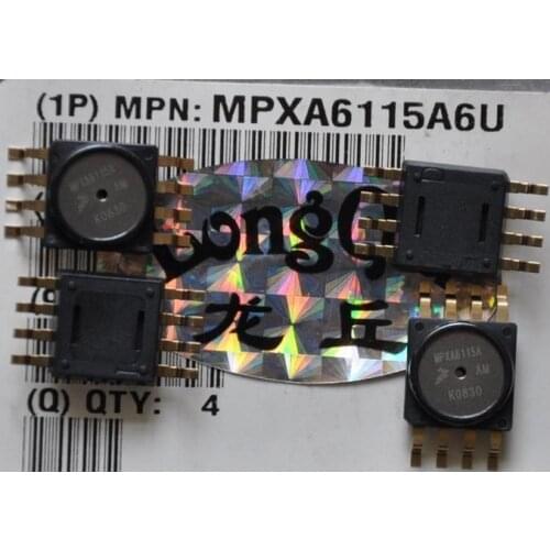 2PCS/LOT MPXA6115A6U PRESSURE SENSOR 16.7PSI MAX 8-SOP MPXA6115