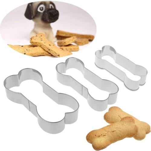 3pcs/set Cookie Cutter Mould Stainless Steel Pastry Biscuit Cake Baking Mould for kitchen accessories