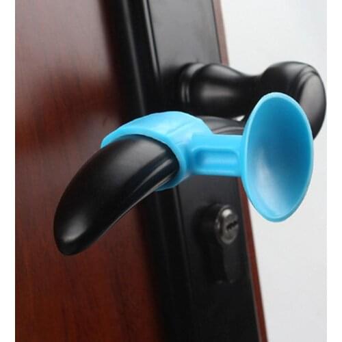 5Pcs Door Stopper Silicone Impact-proof Protector Suction Cup Wall Mounted Stopper Bathroom Boor Anti-collision Door Suction
