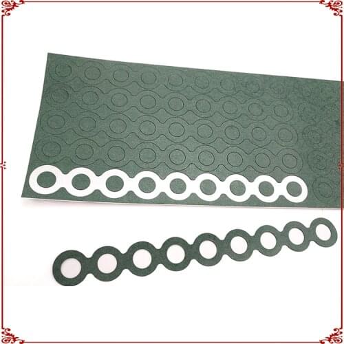 9 lithium battery, highland barley paper 9 Section 18650 lithium battery insulation pad pack with insulation tape adhesi