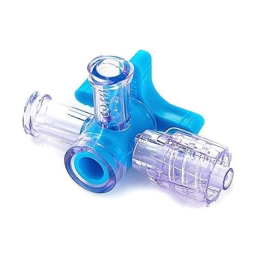 Syringe Adapter Sterile Three-way Stopcock Water-light Needle Dispenser Disposable Stopcock Ethylene Oxide Sterilization 5/PK