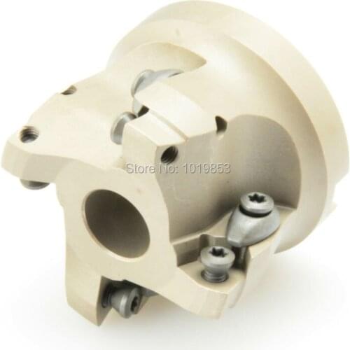 AJX12-63-22-4T HIGH feedrate indexable face milling cutter shell mill for JDMT120420ZDSR carbide inserts