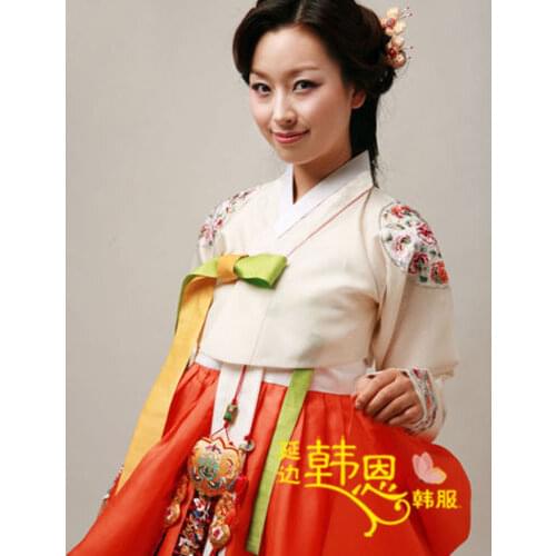 Hanbok Dress Custom Made Korean Traditional Woman Hanbok Korean National Costume