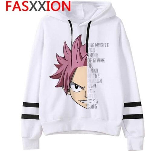 Fairy Tail hoodies male Oversized Korea anime grunge male clothing graphic harajuku