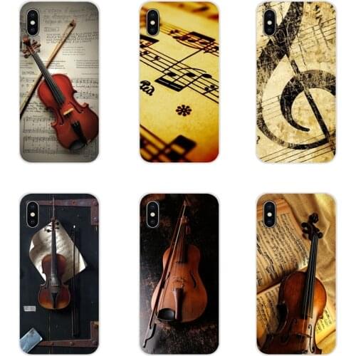 Phone Skin Cover For Huawei Honor 4C 5C 6X 7 7A 7C 8 9 10 8C 8S 8X 9X 10I 20 Lite Pro Musical Notes piano Violin Classical Music