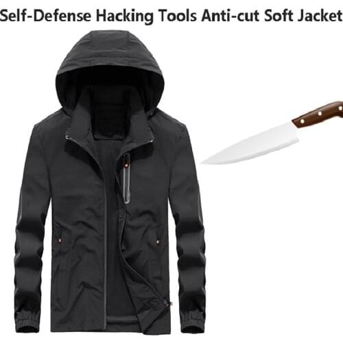 New Self Defense Anti Cut Proof Clothing Police Personal Tactics Anti Stab Security Jacket Men Working Wear Protective coat 4xl