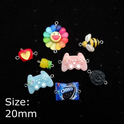 Cute Connector Charms For Bracelets Earring Jewelry Making Connect