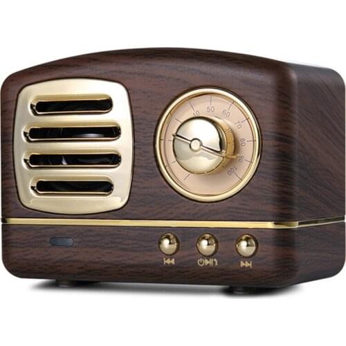 Retro Speaker HM11 Wireless Mini Speakers Loudspeaker Bass Nostalgic Heavy Bass 3D Stereo HiFi Sound TF USB AUX