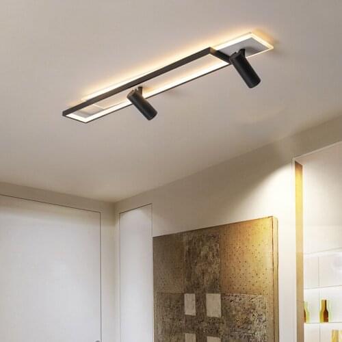 2021 New style LED Ceiling light for Bedroom Dining room Kitchen exhibition hall Black frame Modern Ceiling lamp Free shiping