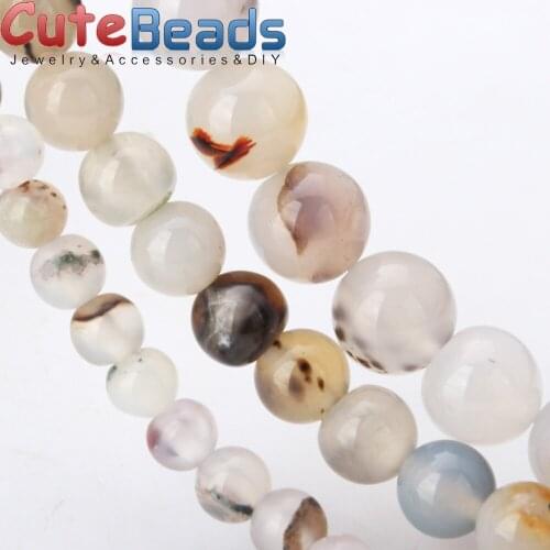 6 8 10mm Wholesale Natural Colorful Chalcedony Loose Stone Beads Bracelet DIY Jewelry Making Accessories 1Strand