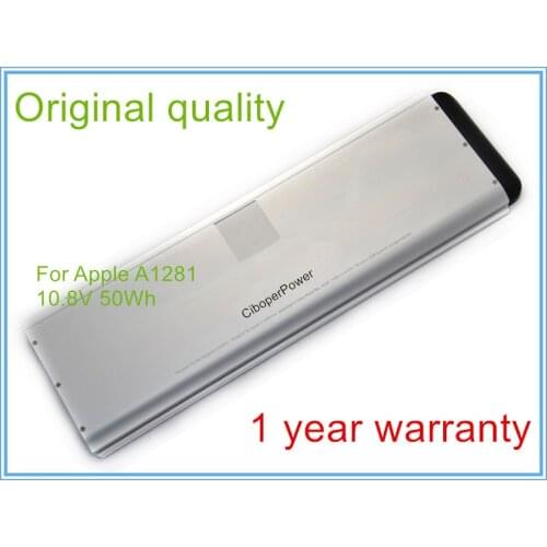 Original Laptop Battery For Pro 15'' A1286 A1281 Battery 2008 Year White Color