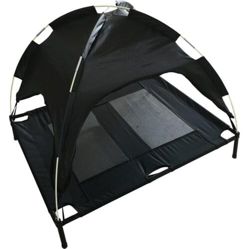 76X60X76CM Large Dog Portable Breathable Camp Bed Outdoor Pet Elevated Detachable Bed Pad Cool Raised Travel Mat For Cat F1103