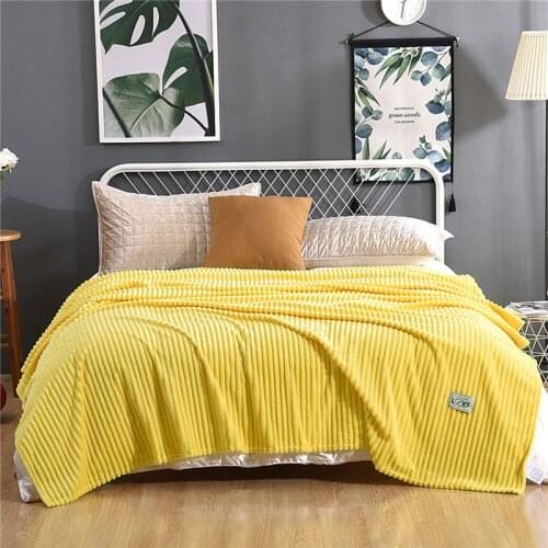 Throw Blanket Quilt Bedspread Soft Plush Flannel for Couch Bed Living Room Sofa